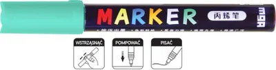 Produktbild von Acrylmarker 1-2mm hellgrün (6 St.) M&G