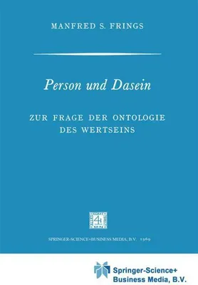 Obrázek produktu pro Person und Dasein