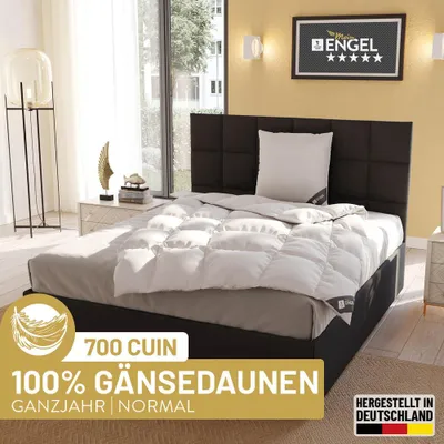 Produktbild von Daunendecke 155x200 cm 100 % Gänsedaunen   Bettdecke Steppdecke Daunen SPESSARTTRAUM MEIN ENGEL