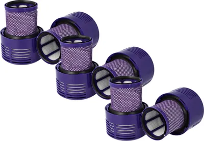 Produktbild von vhbw 6 Staubsaugerfilter kompatibel mit Dyson SV12, V10 Staubsauger - HEPA-Filter Lila