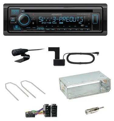 Produktbild von Kenwood KDC-BT950DAB Bluetooth DAB Einbauset für Renault Megane 2 Clio 3 Modus