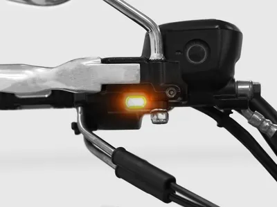 Produktbild von LED Armaturenblinker kompatibel mit Harley Davidson CVO Typ 5 silber