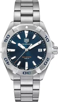 Zdjęcie produktu dla Zegarek męski Tag Heuer Aquaracer, srebrno-niebieski, WBD1112.BA0928