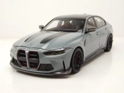 Produktbild von Minichamps 110023501 BMW M3 CS 2023 grau metallic 1:18