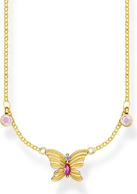 Obrázek produktu pro Thomas Sabo dámský náhrdelník náhrdelník motýl 925 stříbro zlato KE1951-488-7
