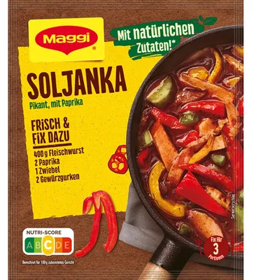 Immagine prodotto di Maggi Fix for Solyanka salato con paprika con ingredienti naturali 33g