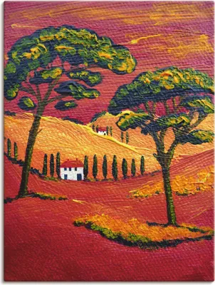 Produktbild von ARTland Leinwandbild Irgendwo in der Toskana 3 Größe: 30x40 cm