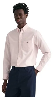 Imagen del producto de Gant - Camisa para hombre, estilo Oxford, modelo GT18280 (XXL) (Rosa pálido)