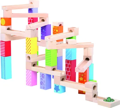 Zdjęcie produktu dla Bigjigs Toys Marble Run, Zestaw do budowania, 3 lat(a), PCW