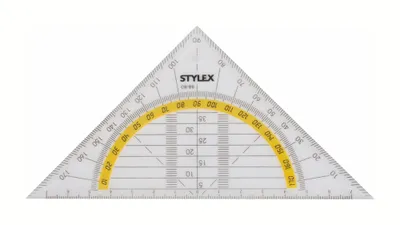 Produktbild von Stylex Geometriedreieck, 16 cm