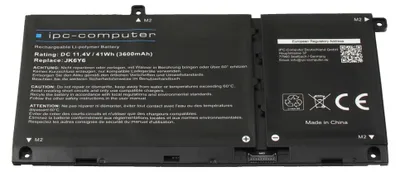 Produktbild von JK6Y6 Akku 41Wh für Dell