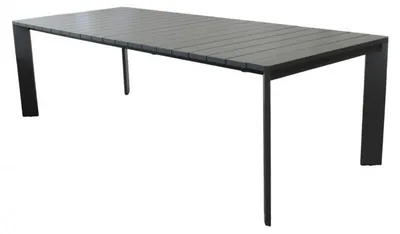 Immagine prodotto di Tavolo allungabile con struttura in alluminio 200/250x100xH75 cm Brollin