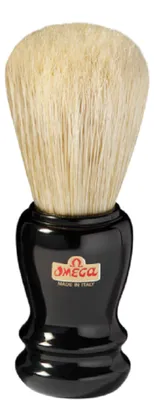 Image de Blaireau Omega soie pure 20106 manche noir