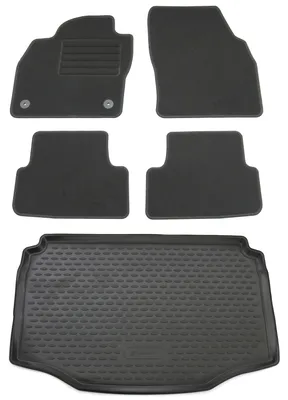 Produktbild von Gummi-Kofferraumwanne + Fußmatten Set für Seat Arona KJ, Bj. 11/2017-