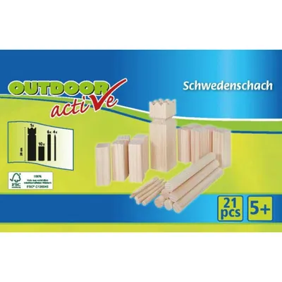 Produktbild von OA Schwedenschach Kubb 21-teilig