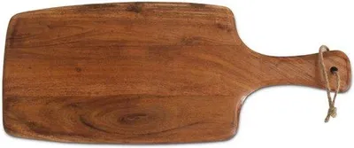 Zdjęcie produktu dla Deska do krojenia Famanu wykonana z drewna akacji, z uchwytami - 43,18 cm x 17,78 cm x 2,54 cm