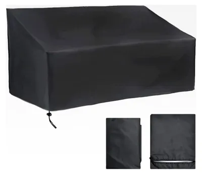Produktbild von Gartenbank Abdeckung für 2-Sitzer, winterfest, UV-beständig, winddicht, reißfest, Oxford-Gewebe, 134x66x89cm