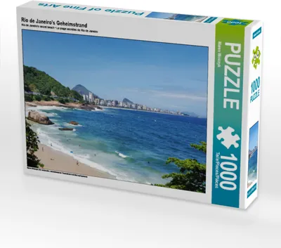 Produktbild von CALVENDO Puzzle Rio de Janeiro's Geheimstrand | 1000 Teile Lege-Größe 64x48cm Foto-Puzzle für glückliche Stunden