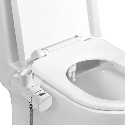Obrázek produktu pro Sada bidetu k toaletě s neelektrickou samočisticí dvojitou tryskou (zadní/ženská), snadná instalace, nastavitelný tlak vody