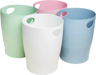 Produktbild von Exacompta 8x Papierkorb Ecobin AutentiK - Farben sortiert - 453303D