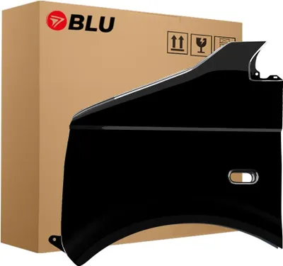 Zdjęcie produktu dla BLU Błotnik Premium pasujący do VW Volkswagen Transporter T5 / Multivan LC9X Lewy Czarny TiefSchwarz | 2003-2015 | Przedni Przód | Lakierowany | Gotowy do montażu | Ocynk