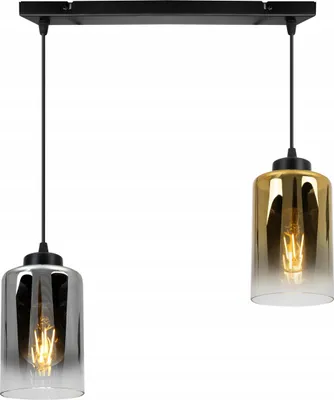 Obrázok produktu pre Moderná elegantná závesná lampa so skleneným tienidlom