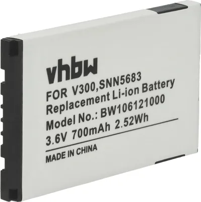 Produktbild von vhbw Akku Ersatz für Motorola SNN5674, SNN5654, SNN5685, BA600, SNN5683, SNN5653, SNN5222 für Handy Smartphone Telefon (700 mAh, 3,7 V, Li-Ion)