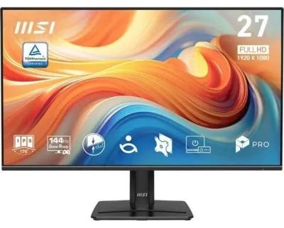 Produktbild von MSI Pro MP271 E14A, 68,6 cm (27"), 1920 x 1080 Pixel, Full HD, LCD, 4 ms, Schwarz
