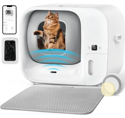 Produktbild von Automatische Katzentoilette - Intelligente Katzentoilette - Selbstreinigungstoilette - Katzentoilette mit Geruchsneutralisation
