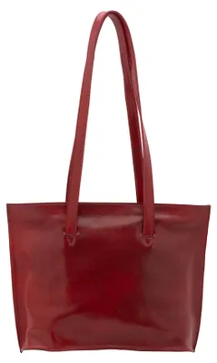 Imagen del producto de Bolsos de hombro para mujer, cuero genuino, cierre con cremallera, fabricado en Italia