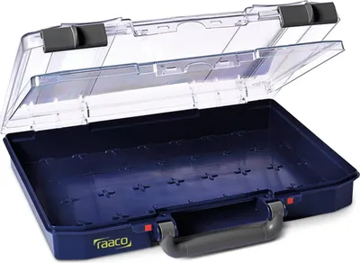 Produktbild von raaco CarryLite 55 4x8-0/DL, Blau, Polycarbonat (PC), Polypropylen (PP), 337 mm, 278 mm, 58 mm, 793 g