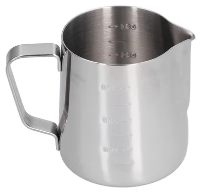 Schaumbecher 400 ml Edelstahl Milchaufschäumer Kaffeekanne