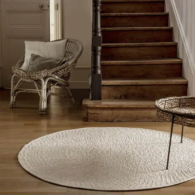 Obrázok produktu pre Obývací koberec Ø 135 cm Hanna Ivory