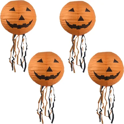 Productafbeelding van Halloween Papieren Lantaarn, Pompoen Papieren Lantaarns, Halloween Pompoenlantaarn, halloween Papieren Lampions, Decoraties Papieren Lantaarn