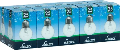 Produktbild von 10 x Leuci Glühbirne Tropfen 25W E27 klar Glühlampe Glühbirnen Glühlampen warmweiß dimmbar