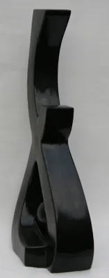 Produktbild von BODENVASE KERAMIK "Moderno" - ca.80 CM Schwarz komplett