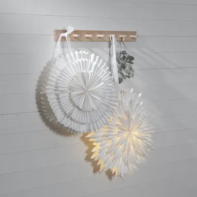 Zdjęcie produktu dla Star Trading Frost, Lampion papierowy, Papier, Biały, Monochromatyczny, Gwiazda, 500 mm