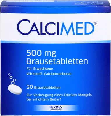 Immagine prodotto di Calcimed 500 mg Brausetabletten, 20 St BTA