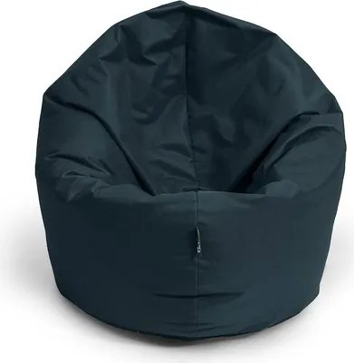 Produktbild von Sitzsack mit füllung 2 in 1 Sitzkissen Bean Bag Outdoor Indoor Wasserfest | Schwarz 70cm