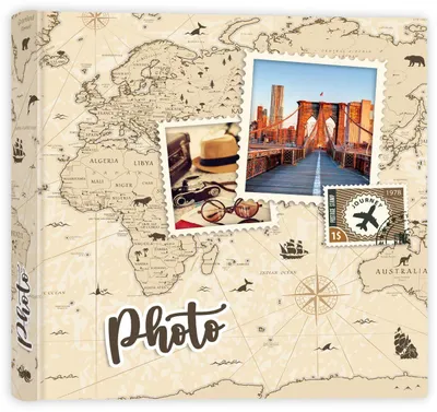 Immagine prodotto di ZEP AD3132L Album fotografico autoadesivo 31x32 cm motivo viaggio 50 pagine