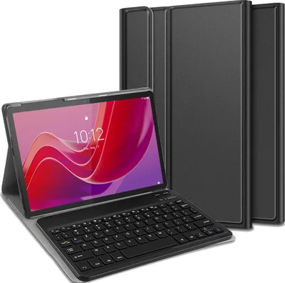 Image de Cazy Housse pour Tablette avec Clavier compatible avec Lenovo Tab M11 - Étui Clavier Bluetooth AZERTY - Noir