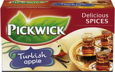 Produktbild von Pickwick Tee türkischer Apfeltee / Turkish Apple, aromatisierter Schwarztee, 20 Teebeutel