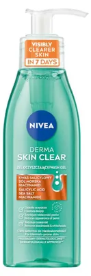 Obrázok produktu pre Nivea Derma Skin Clear čistiaci gél proti nečistotám, 150 ml