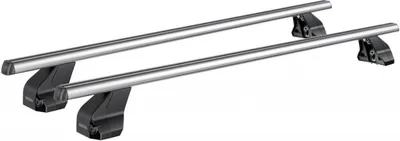 Produktbild von Menabo Omega | Dachträger - VW Multivan (T5) 2009-2015 - Silber - Aluminium - Länge 150 cm - VW Dachträger - TUV & ISO