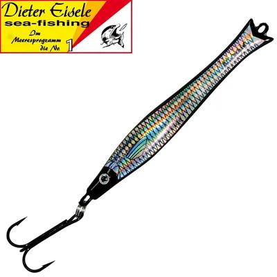 Produktbild von Dieter Eisele Magic-Pro Pilker Black Panter, Gewicht / Länge / Hakengröße:70g - 10.5cm - Gr. 3/0