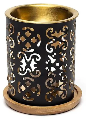 Productafbeelding van Aromafume-oliebrander Taj --set van 2 stuks - 8x9cm; 120g