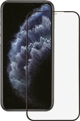 Produktbild von ViVanco™Full, Apple, iPhone 12 Pro Max, Staubresistent, Ölbeständig, Kratzresistent, Schwarz, Transparent, 1 Stück(e)