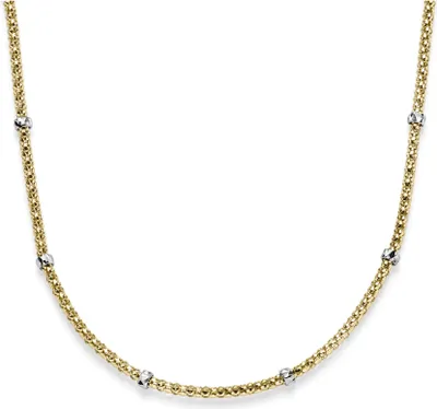 3mm-Himbeer-Collier-mit-Rollos-750-Gold-gelb-weiß-42cm