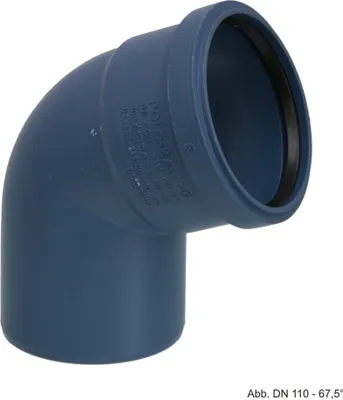 Produktbild von Poloplast POLO-KAL NG, Bogen, DN 50/67, 1 Stk.