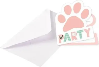 Obrázek produktu pro amscan EINL.KARTEN 8X HELLO HELLO PETS HELLO PETS